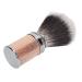 Premium Rose Gold Shaving Brush | Nylon Beard Brush with Curved Handle & Synthetic Foam - International Shipping - Buy Online on GoSupps.com