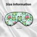 Double-Sided Kawaii Frog & Flowers Eye Mask - Unisex Sleep Shade Cover for Ultimate Comfort - Buy Online on GoSupps.com