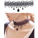 Trasfit 10-Piece Lace Choker Necklace Set for Women and Girls - Classic Velvet Stretch, Punk Gothic Tattoo Lace - 10 Styles #1 - Buy Online on GoSupps.com