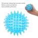 Soft Transparent Spiky Massage Ball - 7cm H chle Power Recovery & Stress Relief for Hands Wrists Feet & Muscles - International Shipping Available - Buy Online on GoSupps.com