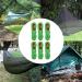 KRATARC 4m Outdoor Guy Lines Tent Cords with Aluminum Adjuster Tensioner - 6pcs Green Set for Camping, Hiking, Backpacking - Buy Online on GoSupps.com