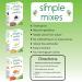 Simple Mixes Natural Instant Vanilla Pudding Mix 3.4 oz - Pack of 6 - Buy Online on GoSupps.com