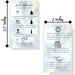 Lash Extension Aftercare Cards 50 Pack | 3.5x2 Business Card Size | Non-Reflective Matte Rainbow Holographic Design | After Care for 2-3 Week Fillers - Buy Online on GoSupps.com