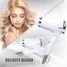 Compact Lightweight Travel Hair Dryer with Folding Handle - Mini Professional Salon Blow Dryer with Negative Ionic Technology - 3 Settings (White) - Buy Online on GoSupps.com