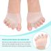 Gel Toe Separators for Valgus & Crooked Toes | Latex Rubber Stretchers for Yoga & Running - Unisex - Buy Online on GoSupps.com