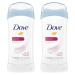 Dove Invisible Solid Antiperspirant Deodorant Stick for Women Powder For All Day Underarm Sweat and Odor Protection 2.6 oz 2 Count 2.6 Ounce (Pack of 2) Fresh