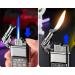 Windproof Lighter Vintage Watch Bezel Flame Torch Vintage Lighter Refillable Butane Gas Lighters(Black A) A Black - Buy Online on GoSupps.com