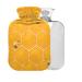 Cute Bee Hot Water Bottle with Lid 1L Small Hot Water Bag for Pain Relief Cramps BPA Free