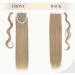 S-noilite 23 Straight Wrap Around Ponytail Clip in Hair Extension - Light Ash Brown Bleach Blonde - 23 Inch - Buy Online on GoSupps.com
