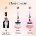 Electric Makeup Brush Cleaner & Dryer Machine | Automatic Spinner for Fast Cleaning & Drying | Includes 13 Collars for All Brush Sizes - Buy Online on GoSupps.com