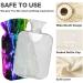 Colorful Hot Water Bottle 1L - Plush Cover in Yellow Red Purple & Galaxy | Perfect Winter Hand & Foot Warmer for All Ages - Buy Online on GoSupps.com