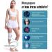 Knee Brace with Side Stabilizers - Professional Compression Sleeve for Men & Women | XL White for Workout Running & Fitness - Buy Online on GoSupps.com