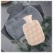 VVLXRIC Hot Water Bottle With Cover Warm Feet Warm Hands Hot Water Bottle Cover Soft Warm Warm Area Waist Dark Gray
