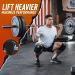 Jet Black Weight Lifting Knee Wraps (Pair) - 78 Length - Knee Support for Powerlifting & Squatting - Buy Online on GoSupps.com
