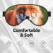 Fox Print Sleep Eye Mask | Soft Eyeshade for Travel & Naps | Perfect for Women & Men - International Shipping Available - Buy Online on GoSupps.com