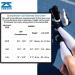 Zensah Calf/Shin Compression Sleeve - USA Made for Shin Splint Relief & Recovery | Large-X-Large Black - Buy Online on GoSupps.com