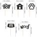 Ercadio 25 Pack Dogs Cupcake Toppers Black Glitter My Sweet Dogs Cupcake Picks Dog Paws Woof Cupcake Picks for Pet Theme Baby Shower Kids Birthday Party Cake Decorations Supplies Pattern-2 - Buy Online on GoSupps.com
