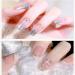 Buy Silver Metal Glitter Gel Nail Polish - 4 Colors | Platinum Gold Silver Black Glitter | Soak Off Gel for DIY Nail Art - Sparkling Nail Polish Liner - Buy Online on GoSupps.com