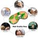 Skull Leaf Pattern Sleep Mask | Adjustable Blindfold for Sleeping | Blocks Light for Night Travel | Men and Women - Buy Online on GoSupps.com