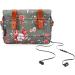 Tourbn Waterproof Canvas Bicycle Handlebar Bag - Floral Green Pattern | 25x18x6cm - Durable & Stylish Bike Accessories - Buy Online on GoSupps.com