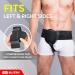 Femoral, Umbilical, Inguinal Hernia Belt for Men & Women - Groin Brace with Removable Compression Pad. Adjustable Waist Strap for Comfort. S-M Black - Buy Online on GoSupps.com