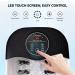 Foot Spa Massager with Heat & Bubbles - Large Touch Screen Collapsible Foot Bath for Stress Relief | Temperature Control & Massage Rollers - Buy Online on GoSupps.com