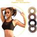 Spiral Hair Ties - 12 Super Comfy Coil Ties for Thick Hair - Phone Cord Hair Ties - No Crease Headband - Ponytail Coils in MultiColors - Buy Online on GoSupps.com