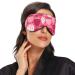 Haskirky Light Blocking Eye Mask | Breathable & Adjustable for Men and Women | Perfect for Travel, Yoga, and Deep Sleep | Pink Strawberry - Buy Online on GoSupps.com