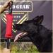 Dingo Gear Cotton Nylon Bite Sausage for Dog Training | IGP IPO Obedience & Protection Sport | 28x7 cm Red with 2 Handles - Buy Online on GoSupps.com