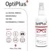 OptiPlus Lens Cleaning Spray & Premium Microfiber Cloth | Streak-Free Cleaner for Glasses Screens & More - 4oz - Buy Online on GoSupps.com