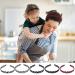 Buy 5 Pcs Fashion Hollow Hair Ties | Non-Slip Woven Hair Bands for Women & Girls | Cute Hair Accessories for Daily Wear Sports & Travel - Buy Online on GoSupps.com