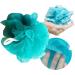 3 Pack Blue Loofah Sponge Body Scrubber for Bath - Luxury Exfoliating Loofah for Women and Men - Buy Online on GoSupps.com
