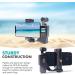 Movo OPR-50 Smartphone Video Rig for DJI OSMO Pocket 1 & 2 - Includes Smartphone Mount and 2X Shoe Mount - Phone Stabilizer for Video Recording with Microphone and Light support - Buy Online on GoSupps.com