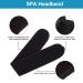 Whaline Spa Facial Headband Set - 3 Pack Terry Cloth Headbands for Face Washing & Shower (White Black Gray) - Buy Online on GoSupps.com