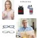 2-Pack Folding Reading Glasses for Men & Women - Blue Light Blocking UV 400 Protection Compact & Unbreakable with Exquisite Case - +2.0 Black Flat & Lighter Readers - Buy Online on GoSupps.com