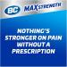 BC Max Strength Fast Pain Relief Powder - Lemonade Flavor, Aspirin & Acetaminophen Dissolve Packs (4 Count, 6 Pack) - Buy Online on GoSupps.com
