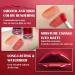 Prreal 2pcs Mini Lip Tint Stain Set - Long Lasting Waterproof Lip Stain for Lip Cheeks and Eyes - High Pigment Liquid Lipstick Gift - Strawberry & Watermelon - Buy Online on GoSupps.com