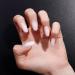 LIARTY 24pcs Milky White Gradient Artificial Nails - 12 Sizes Ellipse Fake Nail Tips for Perfect Manicure - Buy Online on GoSupps.com