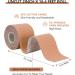 Kinesiology Tape - 6 Rolls Set Lychee Elastic Therapeutic Sports Tape for Shoulder Knee Elbow Pain Relief Latex Free Water Resistant Breathable 2" x 16.4 feet Per Roll (Beige) - Buy Online on GoSupps.com