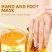 Vitamin C & Turmeric Hand and Foot Peel Mask - Nourishing Exfoliating Wax for Dry Cracked Skin - Hydrating Care for Men & Women - Buy Online on GoSupps.com