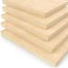 Arteza Wooden Canvas Board 8x10 Inch Pack of 5 - Birch Wood Cradled Artist Panels for Painting - Ideal for Encaustic, Wood Burning, Pouring - Use with Oils, Acrylics - Buy Online on GoSupps.com