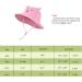 LANGZHEN Beach Sun Protection Hat for Baby Girls - Adjustable Wide Brim Toddler Kids Hat with Chin Strap - Pink Cat Design - Buy Online on GoSupps.com