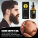 Beard Grooming & Growth Kit for Men - Beard Care Set with Oil, Comb, Brush, Balm, Scissors - 5pcs Stocking Fillers for Him - Birthday/Fathers Gifts - Buy Online on GoSupps.com