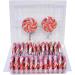 Cherry Premium Sweet Whirls Lollipops 24 count 60 Grams & 3.25" diameter per piece - Buy Online on GoSupps.com