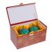 Beaupretty 4 pieces turquoise handball wooden baoding balls green gemstones marble chinese baoding balls with bell play hand training balls H lzern fitness health care massage accessories