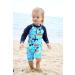 HUAANIUE Baby Boys Swimsuit with Zip Rash Guard, UPF 50+ Protection - 2-3 Years - Buy Online on GoSupps.com