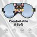 Buy Card Love Fancy Puppy Eye Mask - Soft & Adjustable Sleep Mask for Men & Women | International Shipping - Buy Online on GoSupps.com