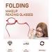 Stylish Women's Reading Glasses +3.00 | Flip Over Magnifying Makeup Eyeglasses for Enhanced Vision - Buy Online on GoSupps.com