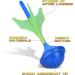 Glow in The Dark Lawn Darts Game for Kids & Adults - Fun Outdoor Backyard Toy for Family Fun! - Buy Online on GoSupps.com