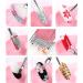 1 Set Nail Art Pen Kit - Embossing Drawing Dotting Tools for Perfect Manicure - International Shipping Available - Buy Online on GoSupps.com